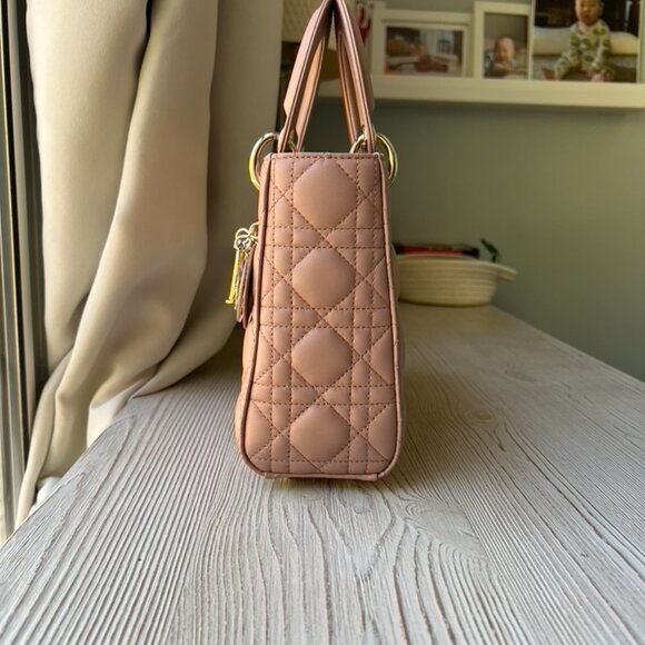 Lambskin Cannage Small My ABCDior Lady Dior Fard - Picture 7 of 16